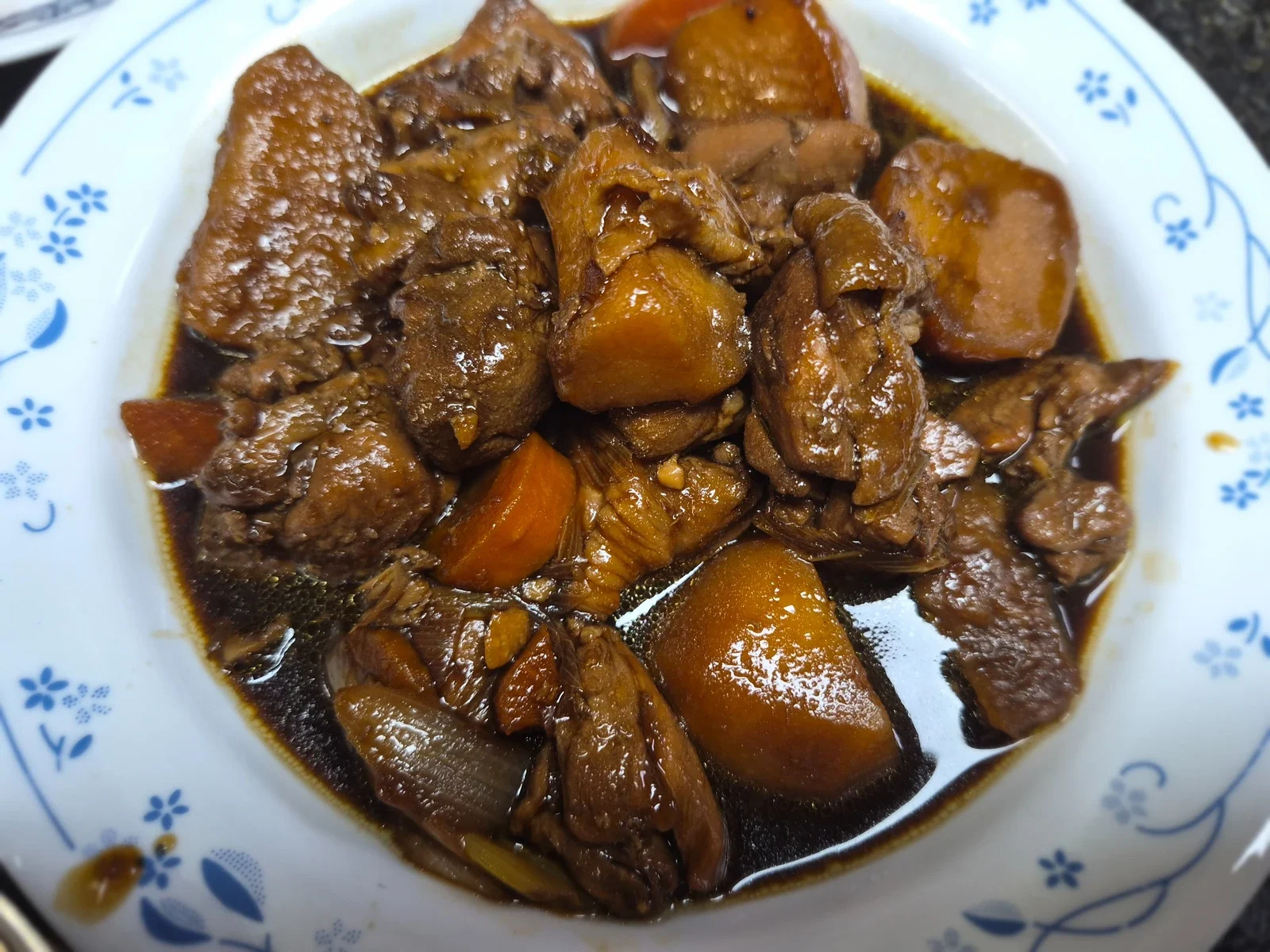 Homemade Korean jjimdak prepared for our family Chuseok meal at home