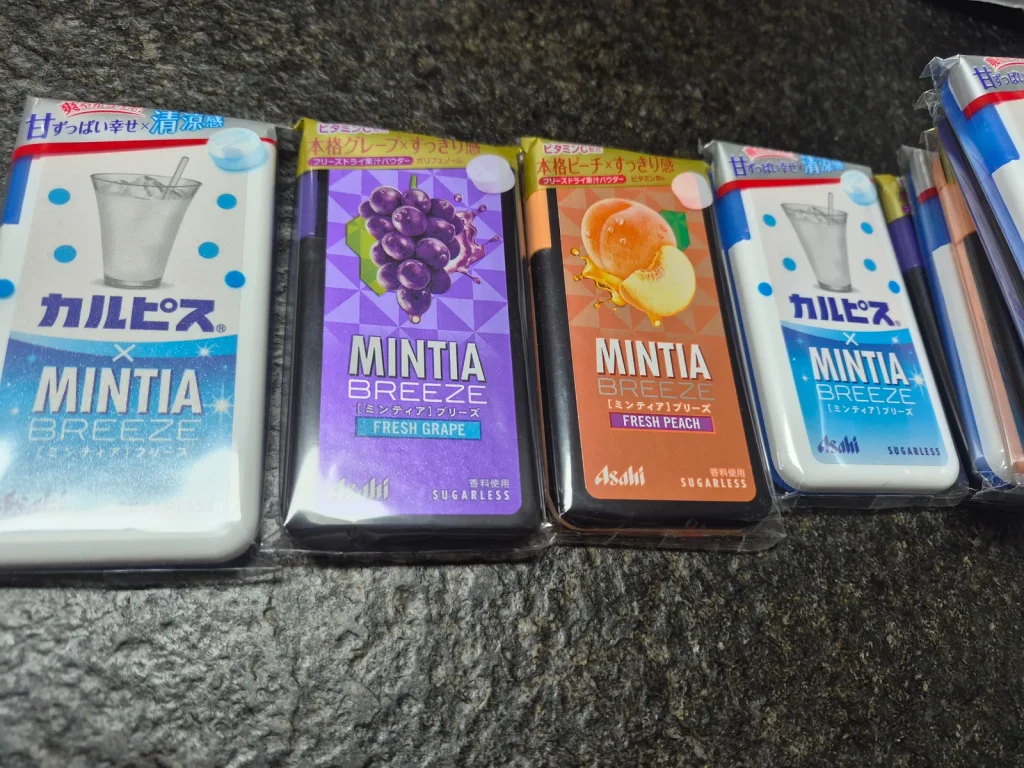 Different varieties of Japanese MINTIA mints